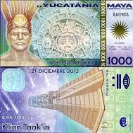 *1000 Soles De Oro Mayan Yucatan 2012 UNC polymer - Kliknutím na obrázok zatvorte -